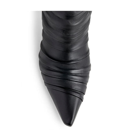 Pleated Knee Boot
