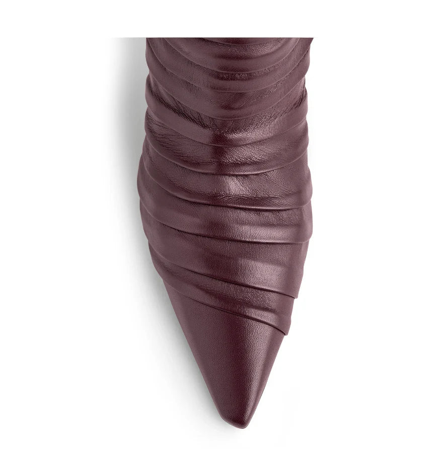 Pleated Knee Boot