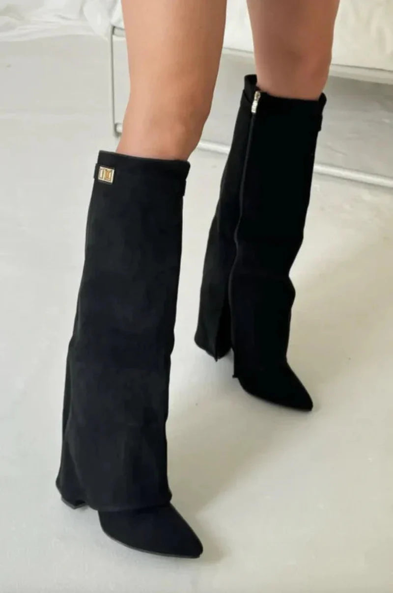 Stylish Buckle Boots