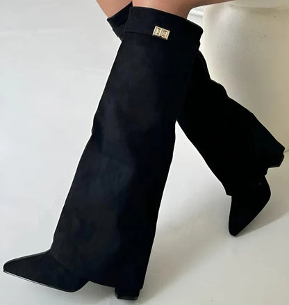 Stylish Buckle Boots