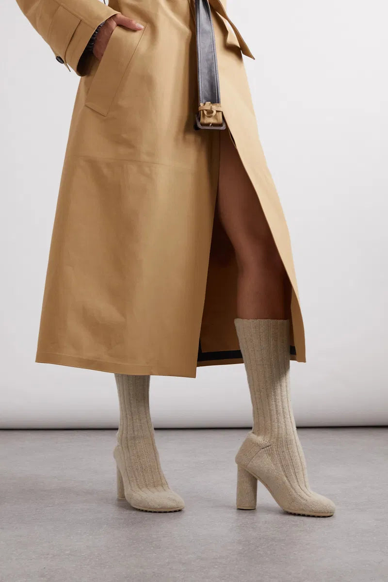 Knitted Knee-high Sock Boots