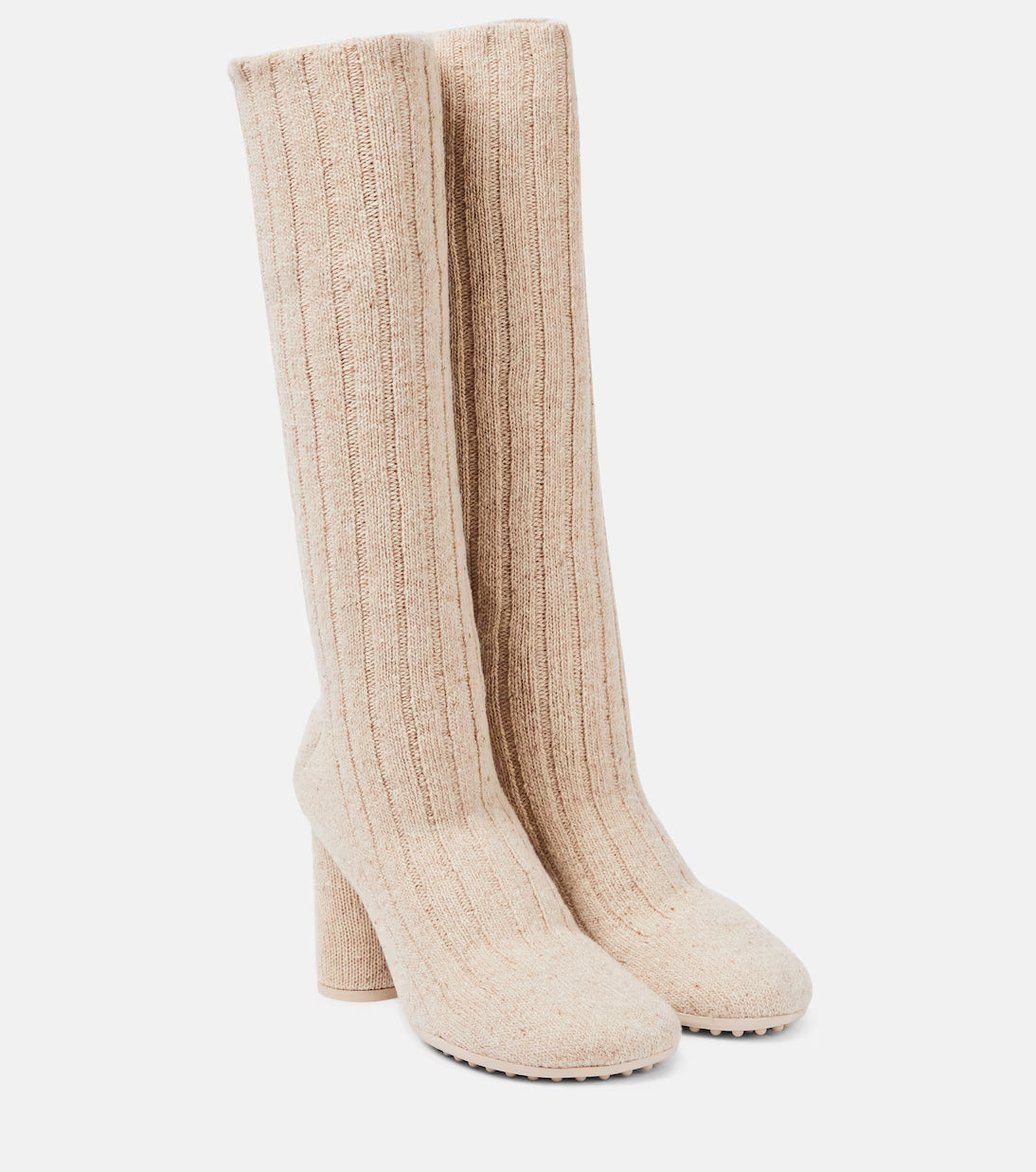 Knitted Knee-high Sock Boots