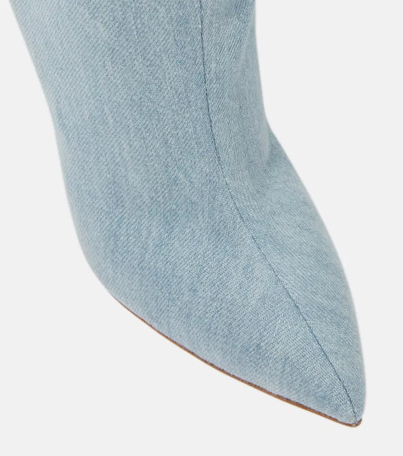 Denim Over-the-knee Boots