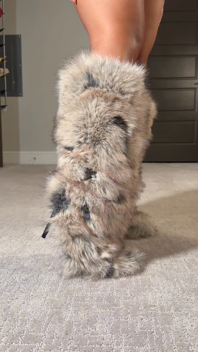 Multi Fur Stiletto Boots
