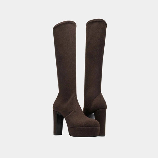 Platform High-heeled Zipper Stocking Boots