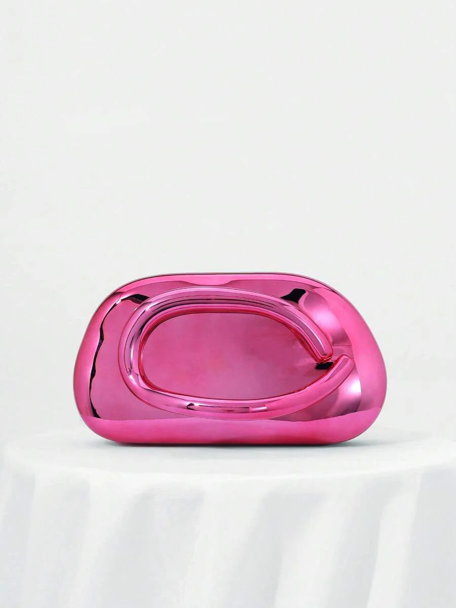 Chic Retro Metal Decor Box Clutch