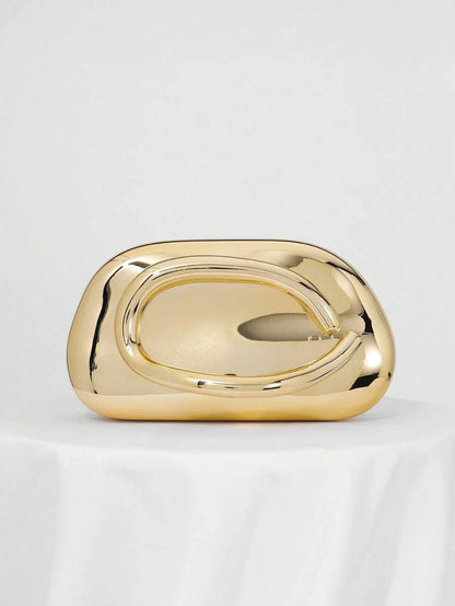 Chic Retro Metal Decor Box Clutch