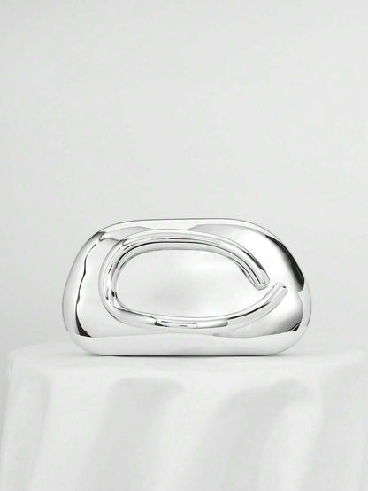 Chic Retro Metal Decor Box Clutch