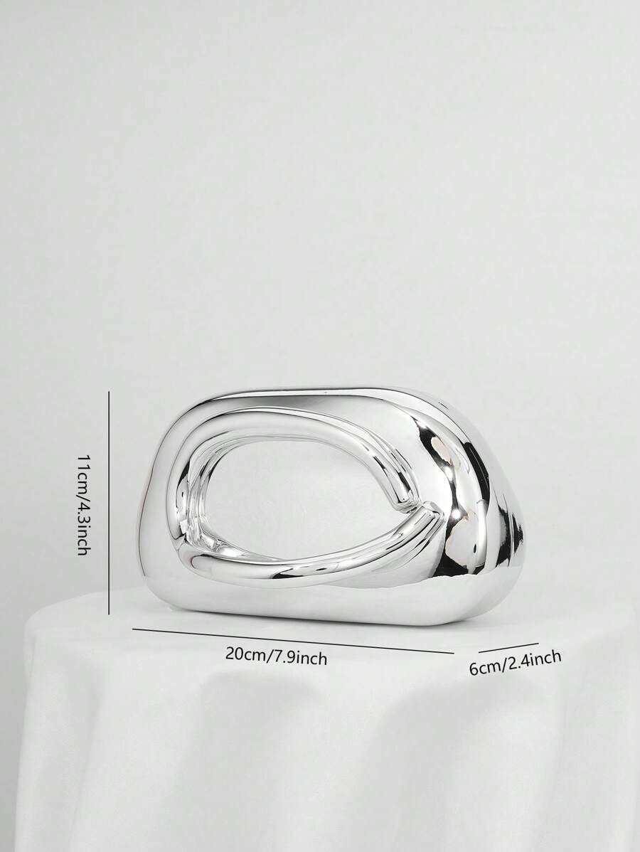 Chic Retro Metal Decor Box Clutch