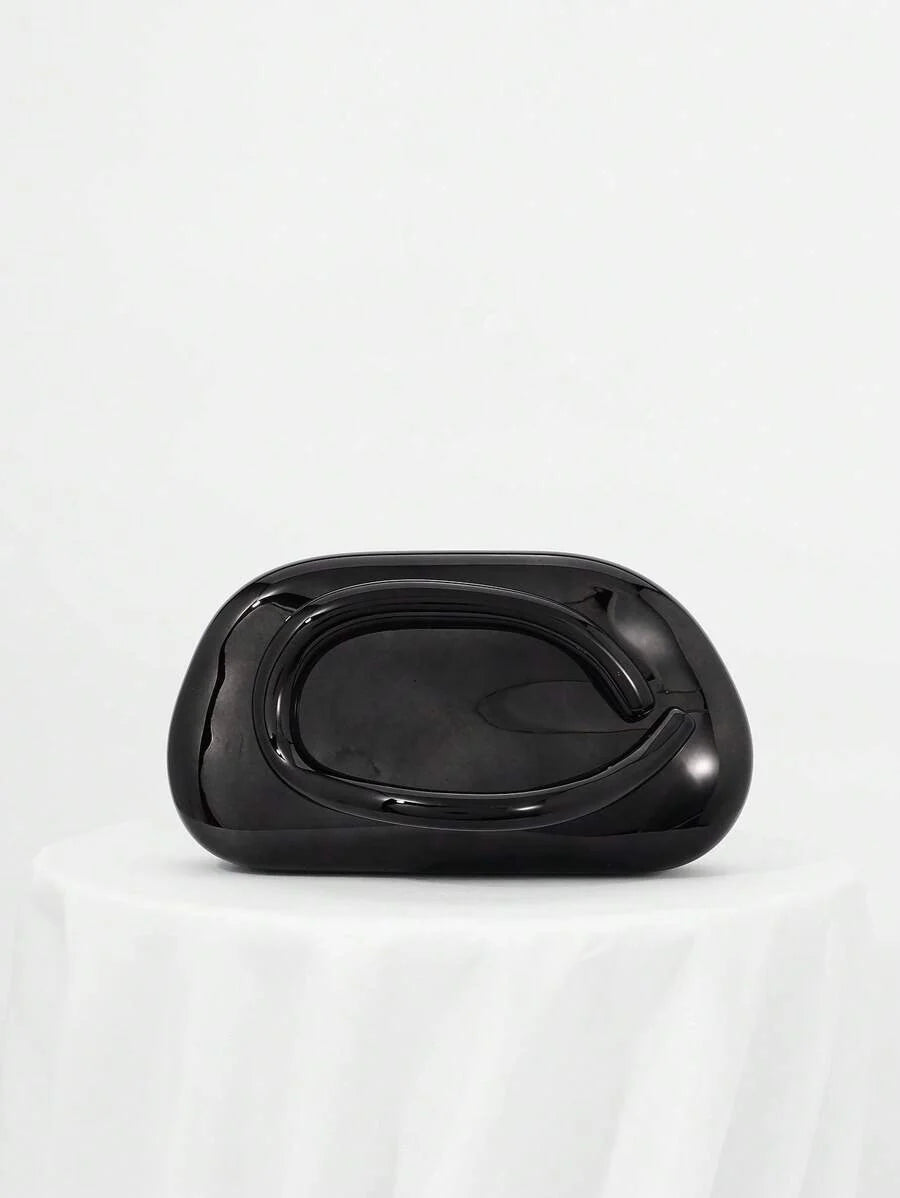 Chic Retro Metal Decor Box Clutch