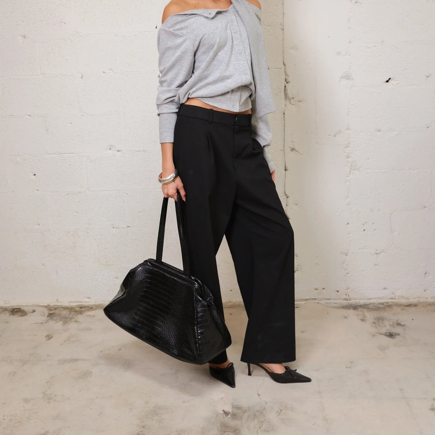 Crocodile Jumbo Clutch