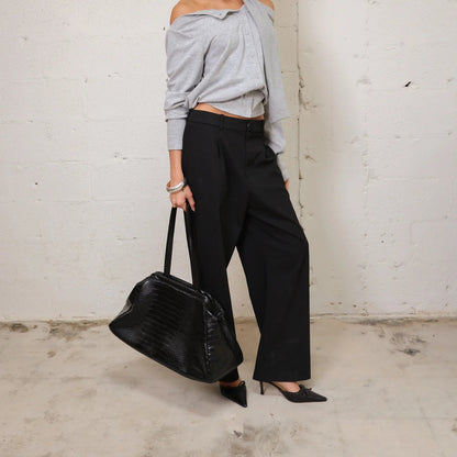 Crocodile Jumbo Clutch