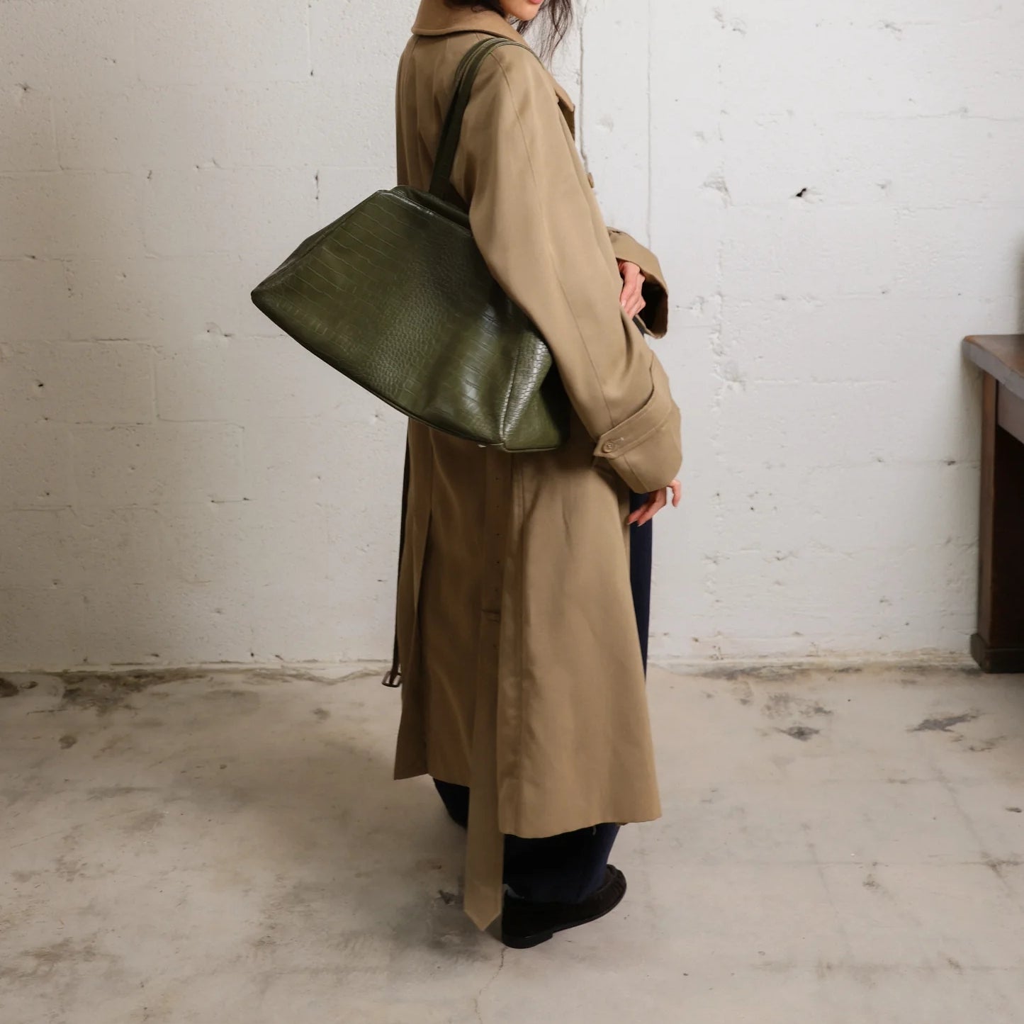 Crocodile Jumbo Clutch