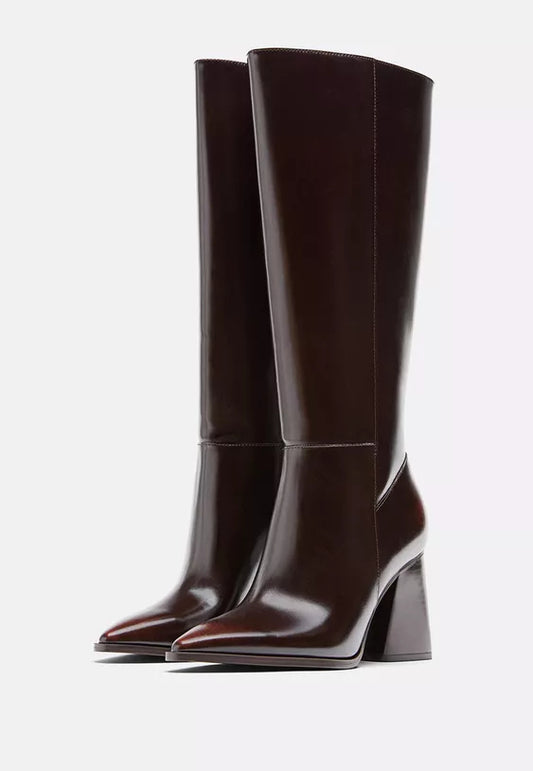 Women’s High-heel Knee-high Boots