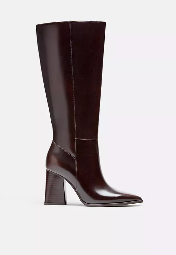 Women’s High-heel Knee-high Boots