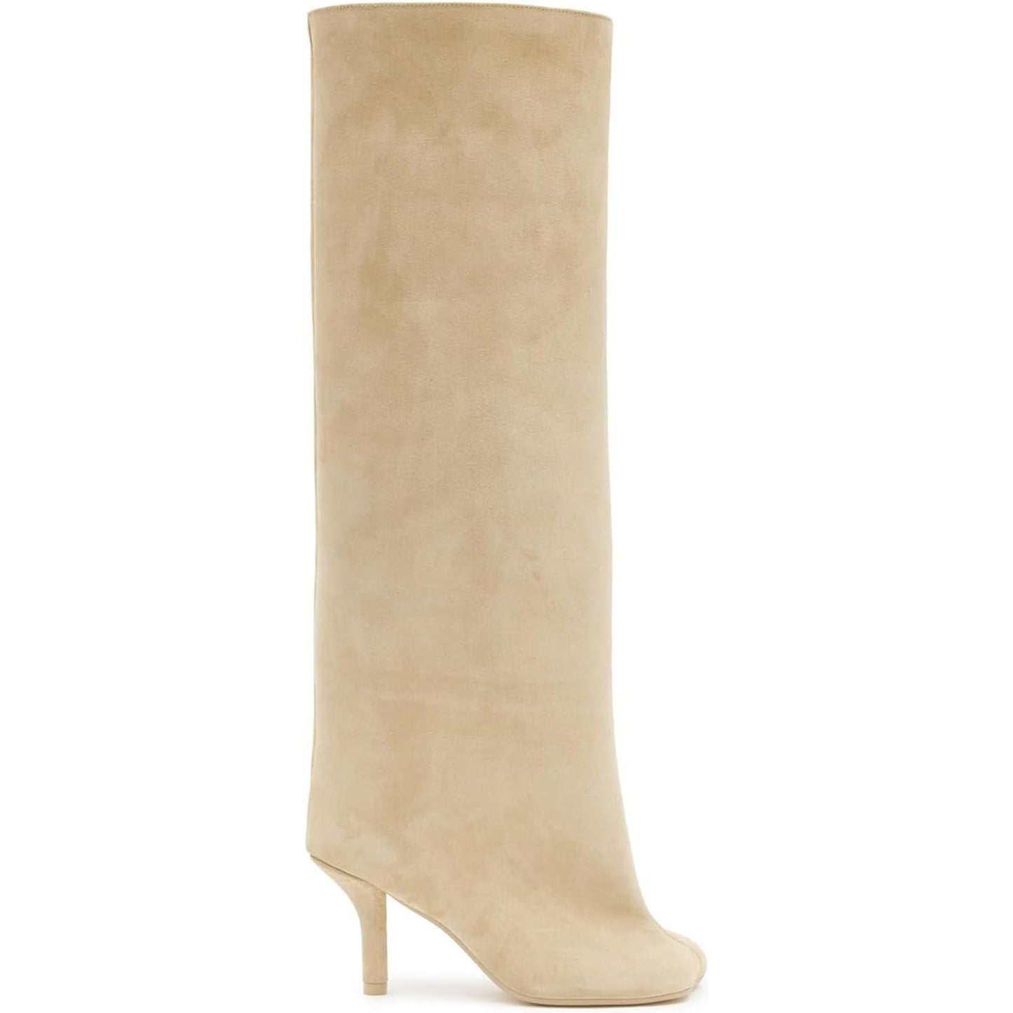 Women's Suede Square Toe Knee-high Boots