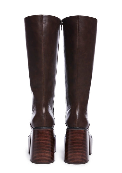 Vintage Platform Knee High Boots