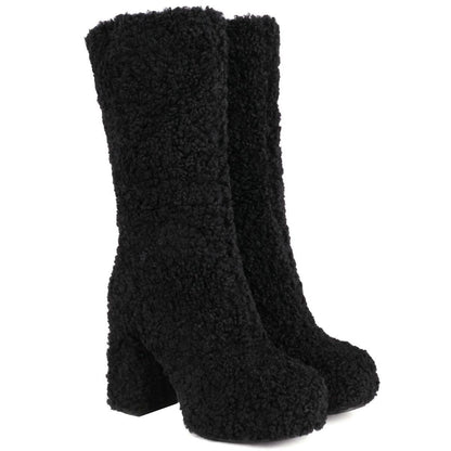 Women's Mid-Calf Fluffy Boots