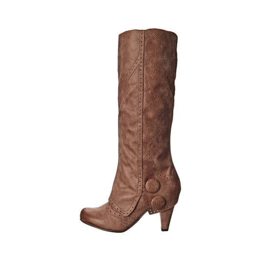 Irregular Choice Button Detail Boots