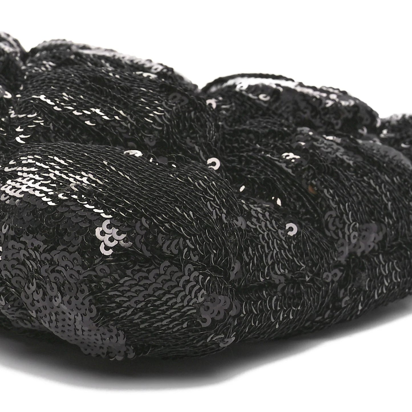 Sequins Quilted Large Clutch