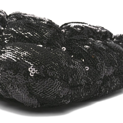 Sequins Quilted Large Clutch