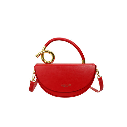 Stylish Solid Color Handbag/Crossbody Bag