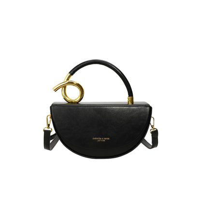 Stylish Solid Color Handbag/Crossbody Bag