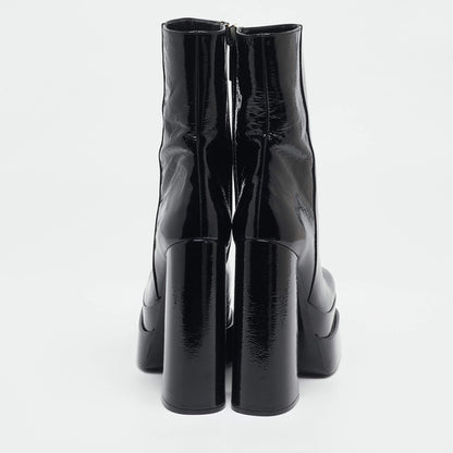 Double Platform Leather Boots