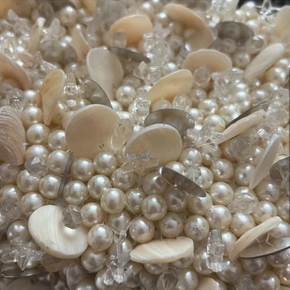 Shells And Pearls Beaded Purse