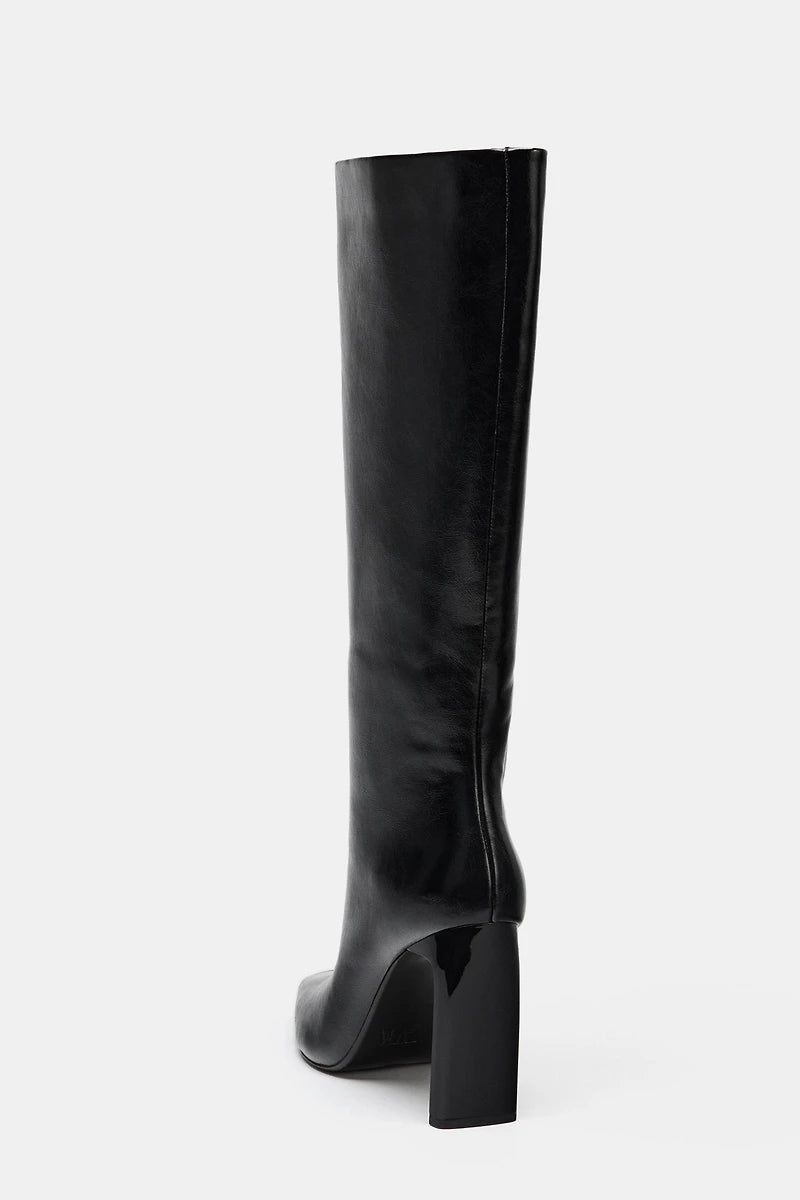 Pointed Toe Heel Boots