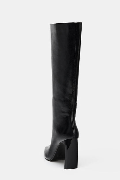 Pointed Toe Heel Boots