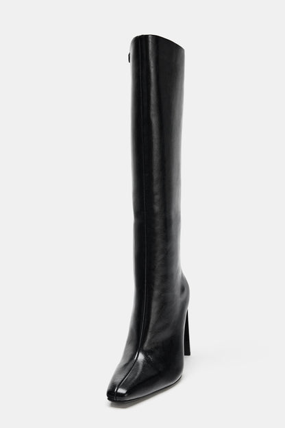 Pointed Toe Heel Boots
