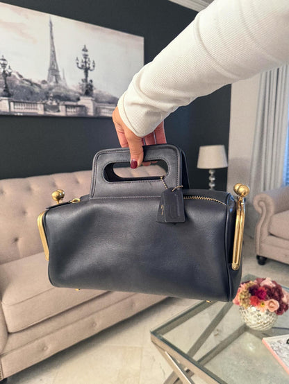 Double Entry Satchel Bag