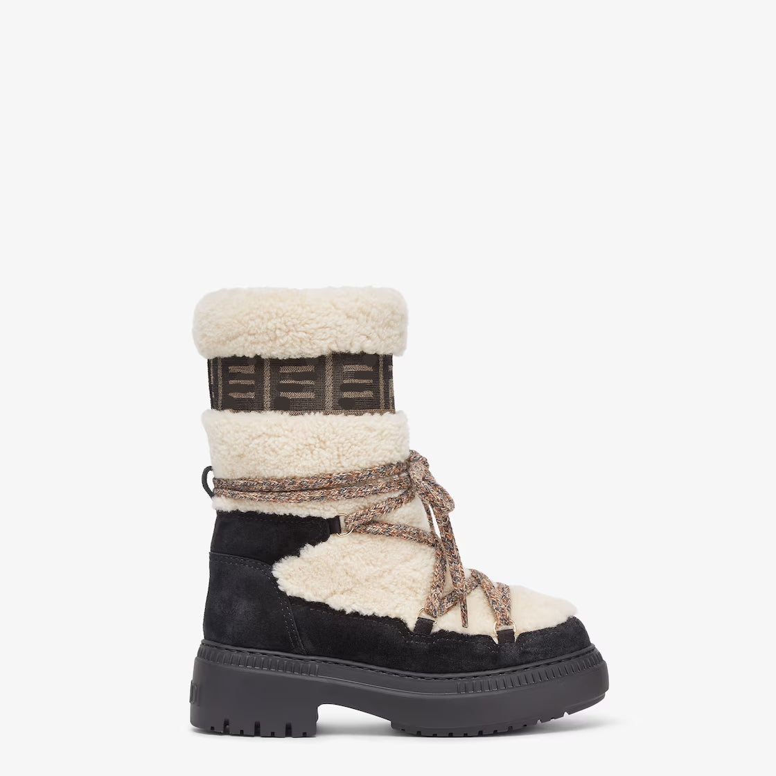 Chic Fleece And Suede Patchwork Boots