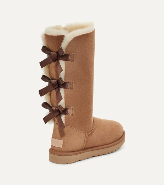 Bow Knot Tall Snow Boots