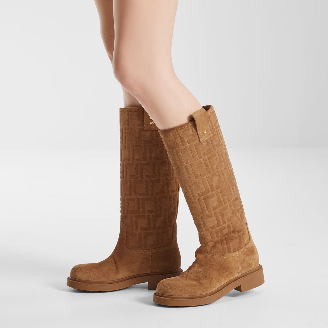 Light Brown Suede Boots
