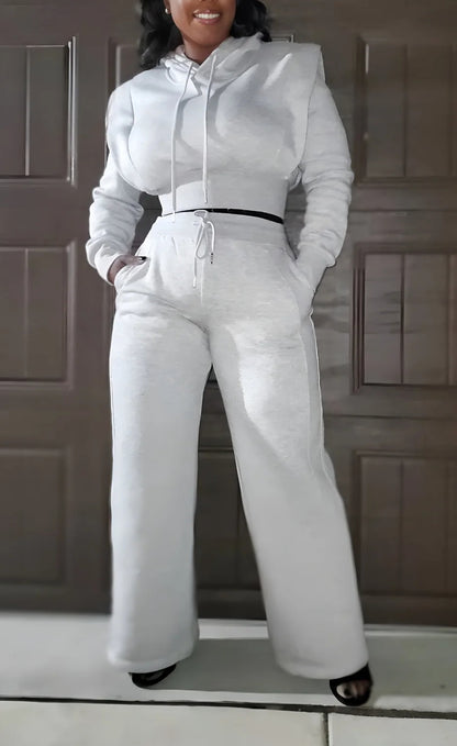 Casual Hoodie 2 Piece Set