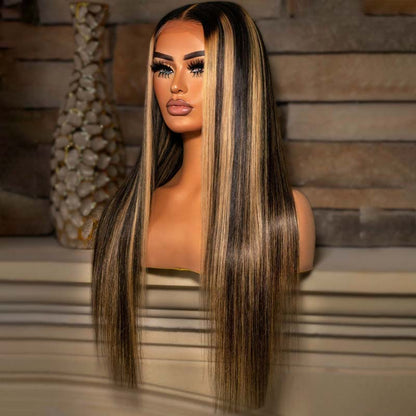 Spotted Straight Wig