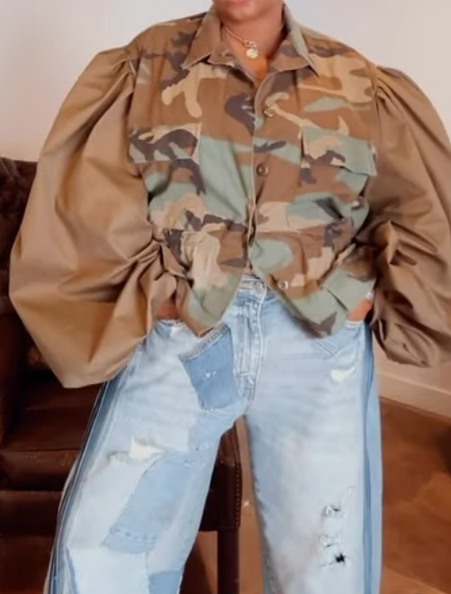 Camouflage Patchwork Jacket