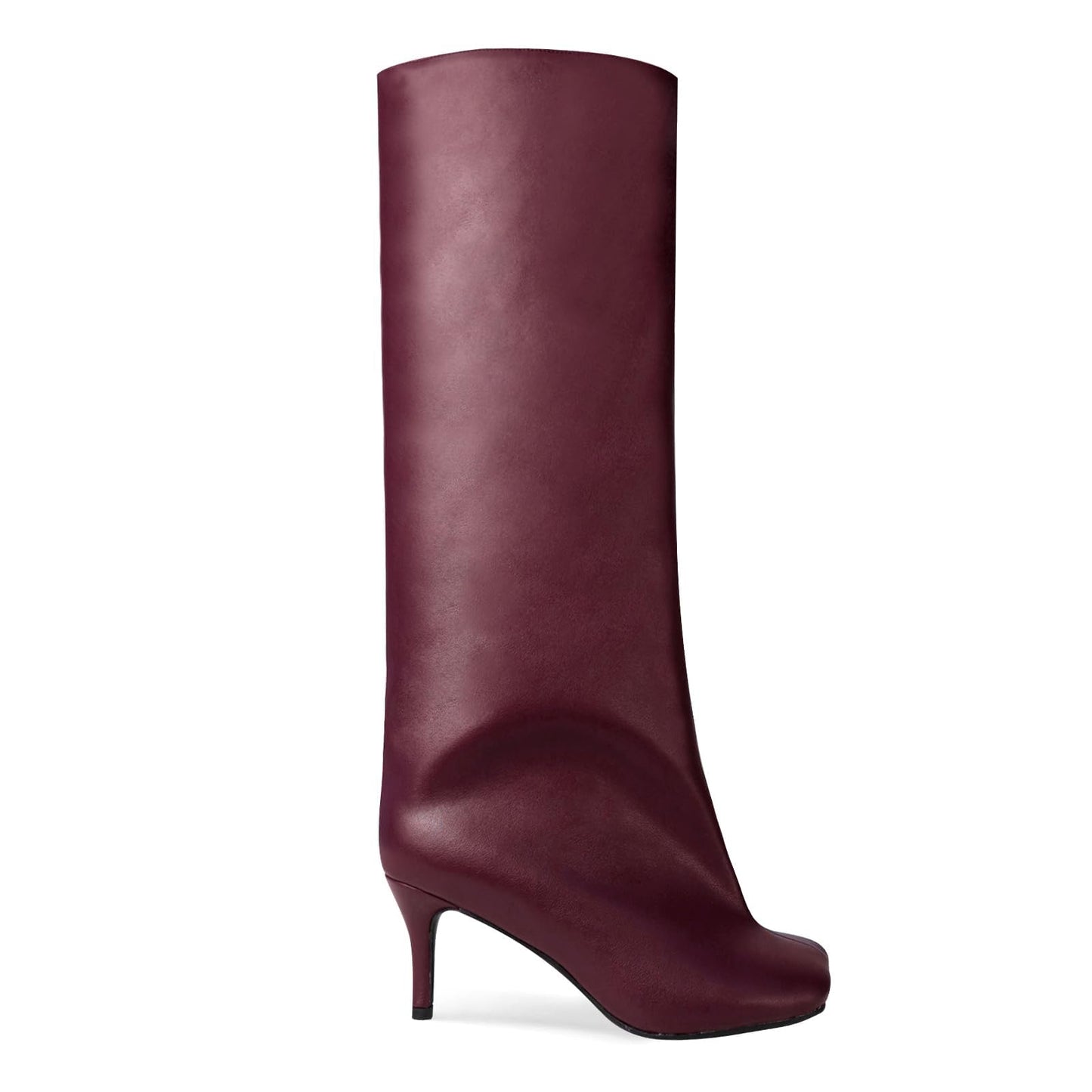 Women's Suede Square Toe Knee-high Boots