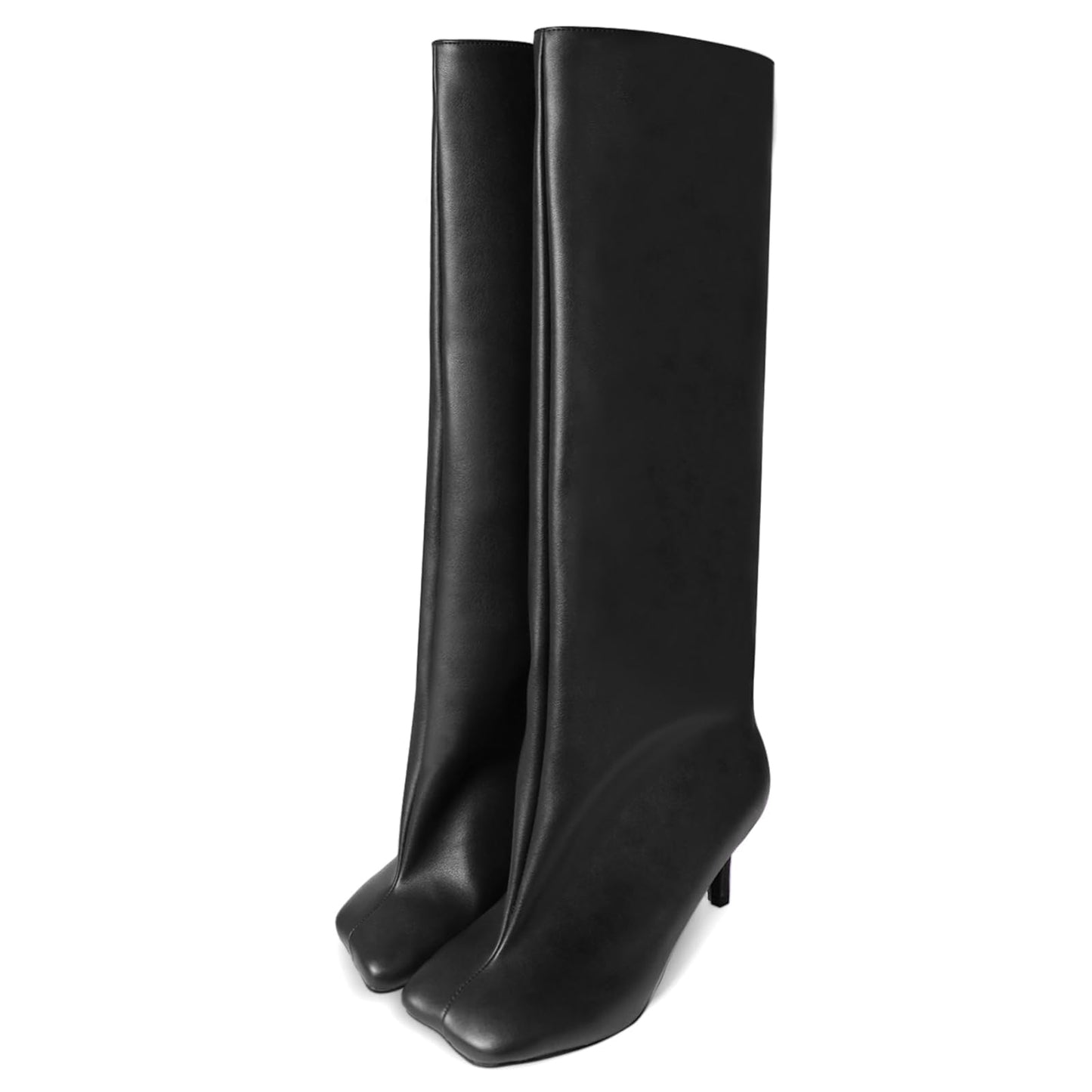 Women's Suede Square Toe Knee-high Boots
