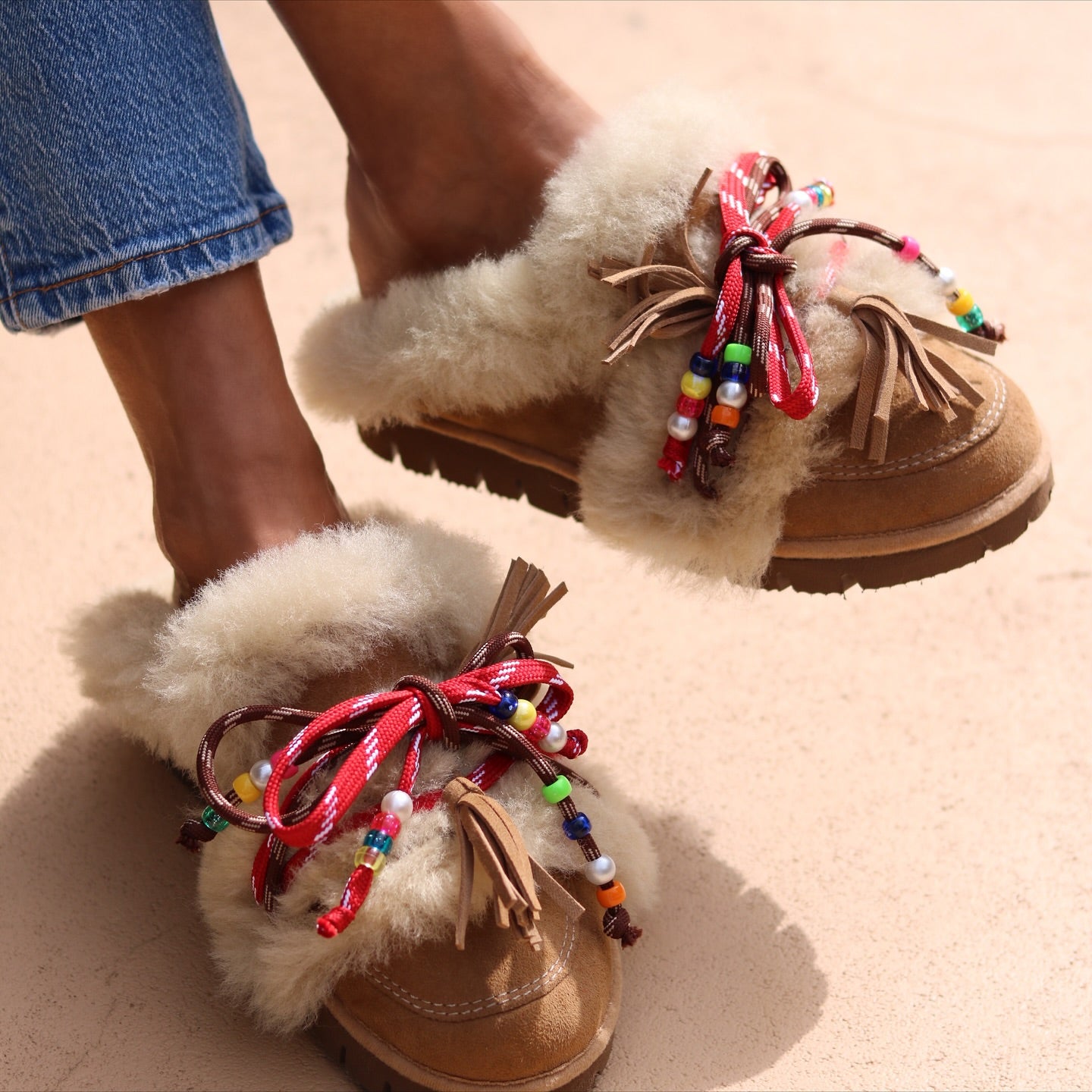 Warm Celebration Shearling Loafers