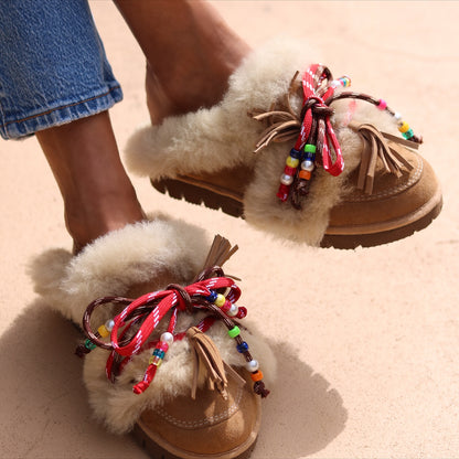 Warm Celebration Shearling Loafers