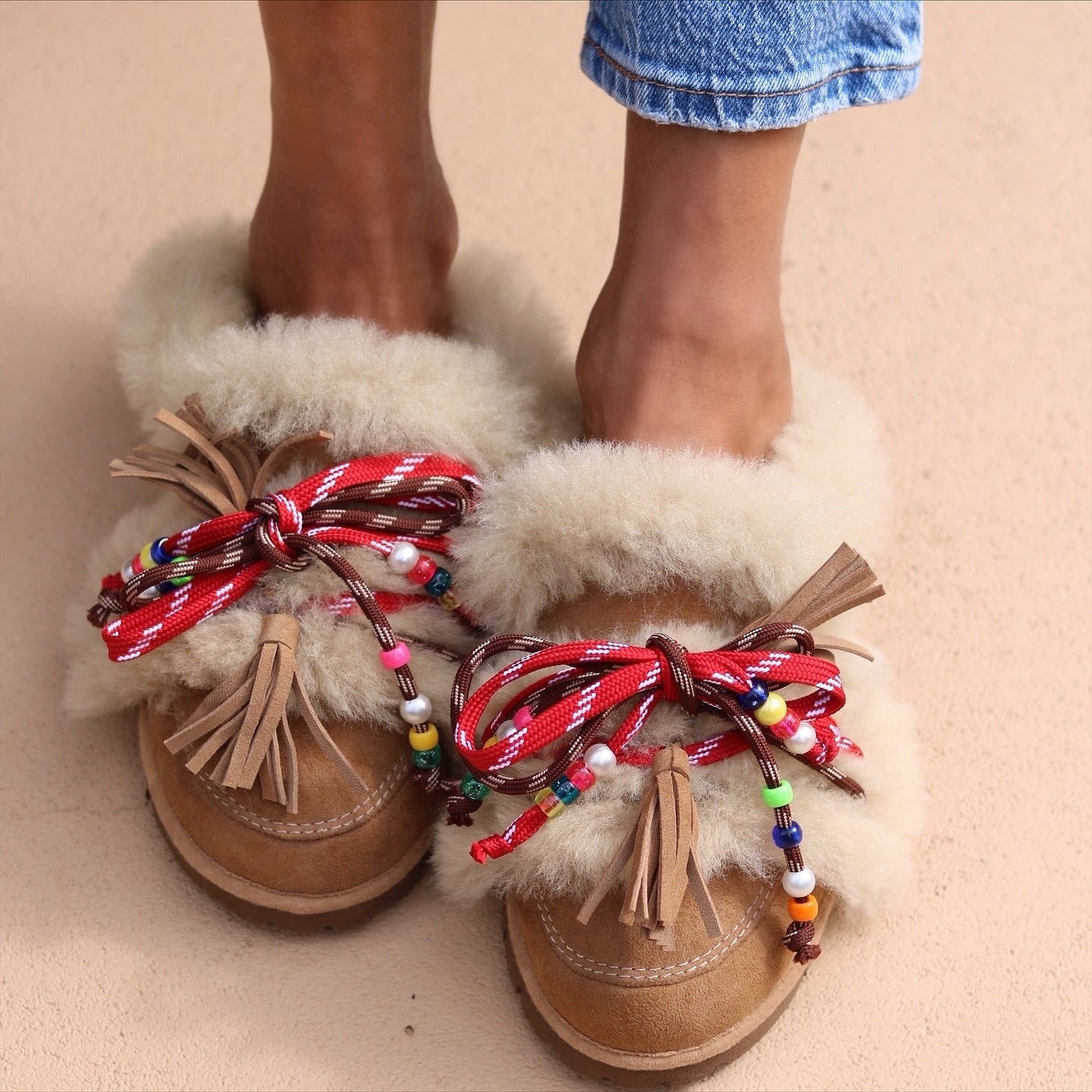 Warm Celebration Shearling Loafers