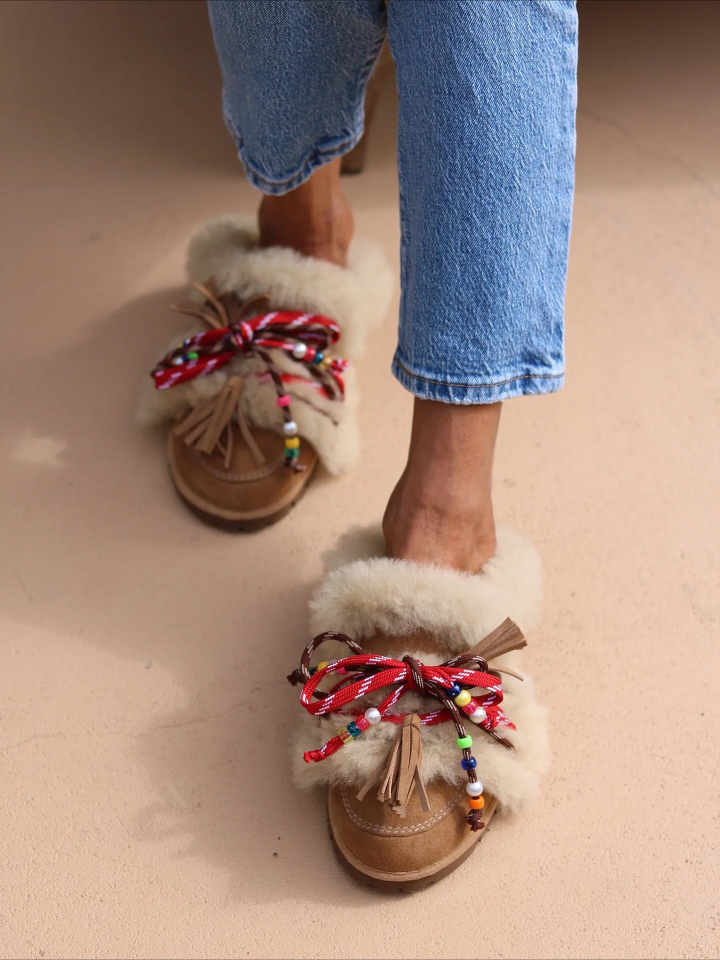 Warm Celebration Shearling Loafers
