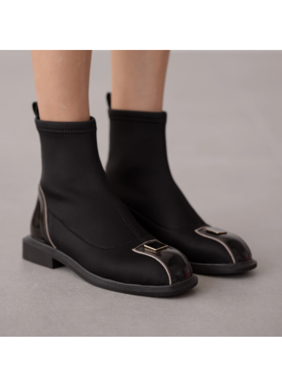 Square Head Stretch Boots