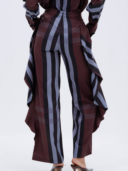 Striped Pants Set
