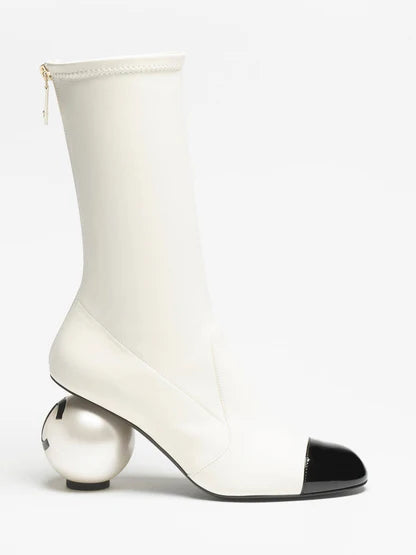 Double C Mid-calf Boots