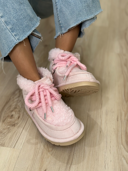 Thick-Rope Fleece Flats