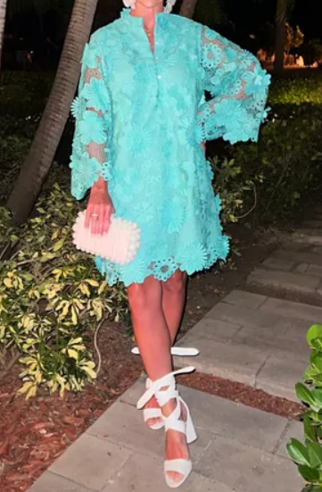 3D Flower Romantic Dress